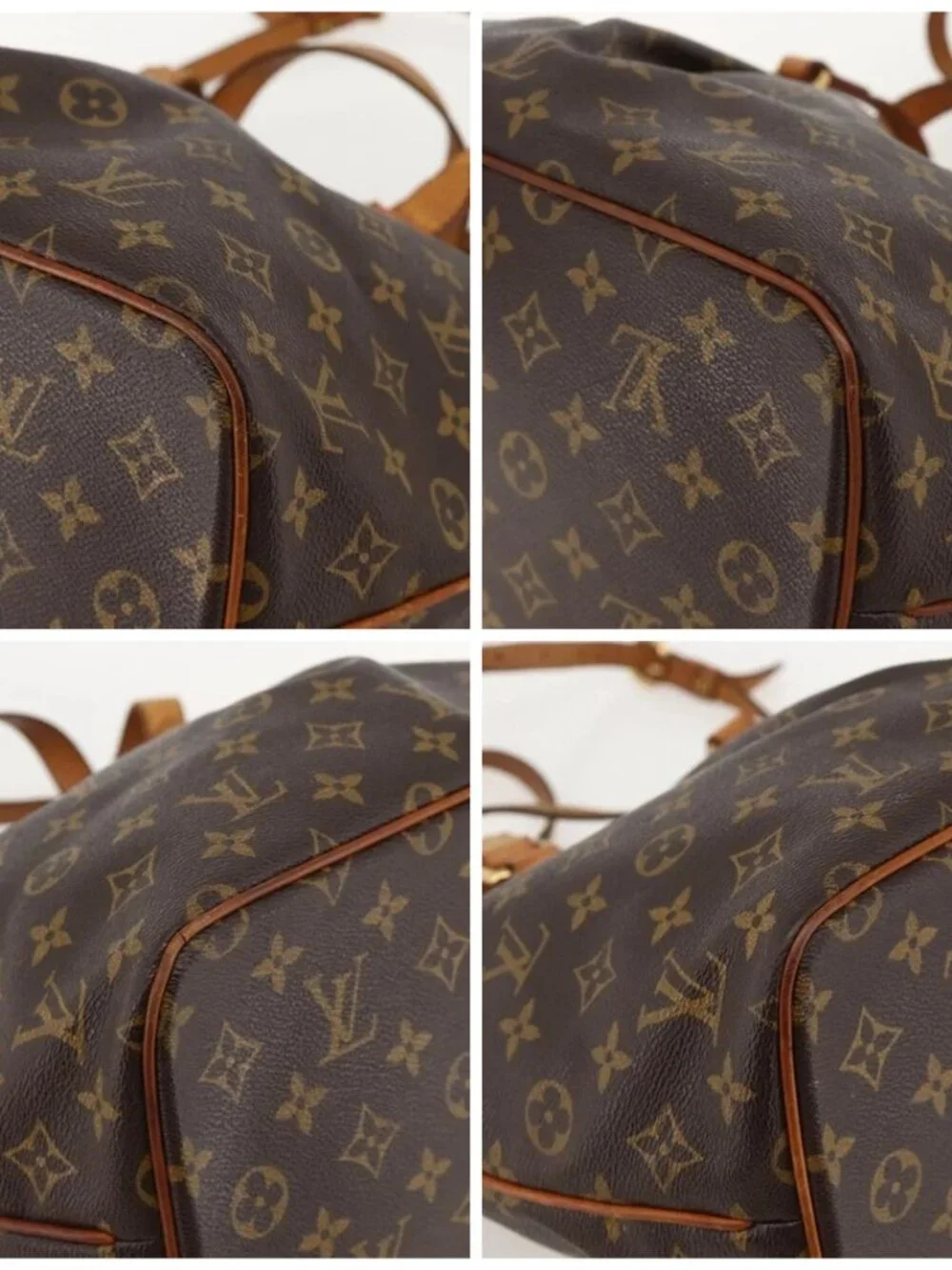 LOUIS VUITTON Monogram Palermo PM Tote Bag M40145 LV Auth YKZ1236